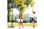 Homcom Portable Basketball Stand with Wheels | Black Homcom Portable Basketball Stand with Wheels | Black
