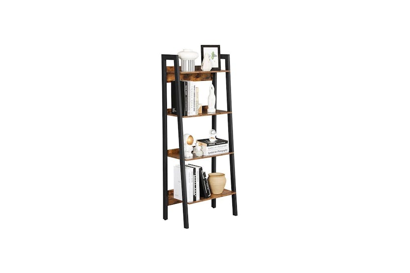 Vasagle Ladder Shelves | 4 Shelves | Rustic Brown/Black Vasagle Ladder Shelves | 4 Shelves | Rustic Brown/Black