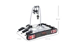 Homcom Bicycle Carrier Rear Rack | Black/Silver Homcom Bicycle Carrier Rear Rack | Black/Silver
