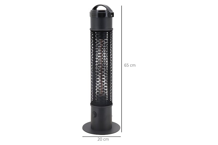 Outsunny Table Top Patio Tower Heater Outsunny Table Top Patio Tower Heater