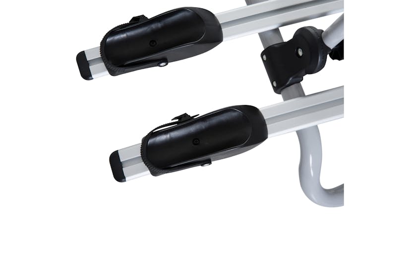 Homcom Bicycle Carrier Rear Rack | Black/Silver Homcom Bicycle Carrier Rear Rack | Black/Silver