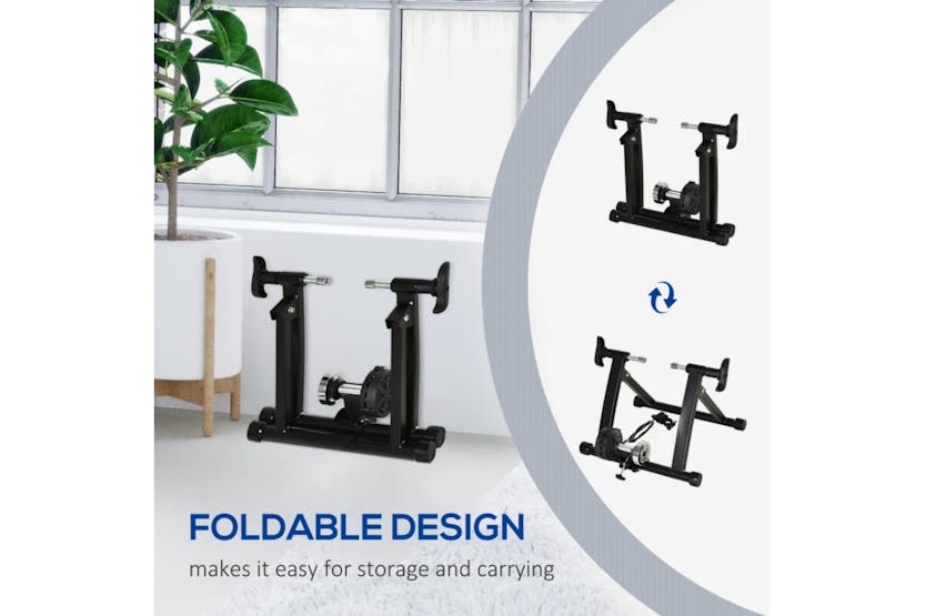 Homcom Indoor Exercise Bike | Black Homcom Indoor Exercise Bike | Black