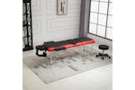 Homcom Professional Portable Massage Table with Headrest | Black/Red Homcom Professional Portable Massage Table with Headrest | Black/Red