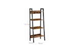 Vasagle Ladder Shelves | 4 Shelves | Rustic Brown/Black Vasagle Ladder Shelves | 4 Shelves | Rustic Brown/Black