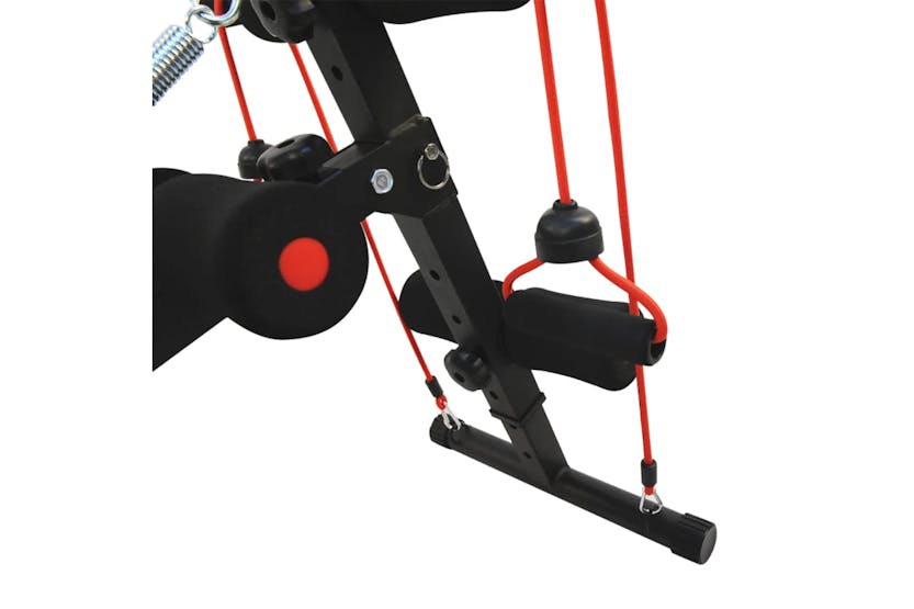 Homcom Sit Up Workout Bench | Black/Red Homcom Sit Up Workout Bench | Black/Red