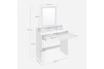 Vasagle Rdt114w01 - Vanity Table Vasagle Rdt114w01 - Vanity Table