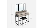 Vasagle Rvt004b02v1 - Vanity Table Vasagle Rvt004b02v1 - Vanity Table