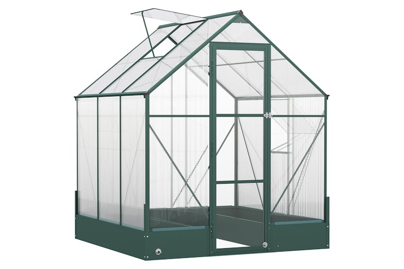 Outsunny Outdoor Greenhouse Plant Garden | Transparent/Green Outsunny Outdoor Greenhouse Plant Garden | Transparent/Green