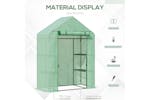 Outsunny Outdoor Walk in Greenhouse | Green Outsunny Outdoor Walk in Greenhouse | Green