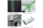 Outsunny Indoor Plant Grow Tent Canopy | Black/Green Outsunny Indoor Plant Grow Tent Canopy | Black/Green
