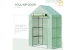 Outsunny Outdoor Walk in Greenhouse | Green Outsunny Outdoor Walk in Greenhouse | Green