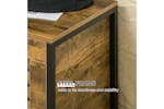Homcom Industrial Storage Bench | Rustic Brown Homcom Industrial Storage Bench | Rustic Brown