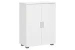Kleankin Modern Freestanding Bathroom Floor Cabinet | White Kleankin Modern Freestanding Bathroom Floor Cabinet | White