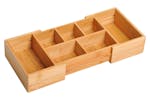 Homcom Expandable Drawer Inserts Wooden Storage Holder Kitchen | Bamboo Homcom Expandable Drawer Inserts Wooden Storage Holder Kitchen | Bamboo