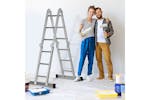 Durhand Telescoping Ladder with Safety Platforms | Silver Durhand Telescoping Ladder with Safety Platforms | Silver