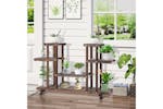 Outsunny Outdoor Flower Display Stand | Carbon Outsunny Outdoor Flower Display Stand | Carbon