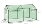Outsunny Portable Mini Greenhouse | Green Outsunny Portable Mini Greenhouse | Green
