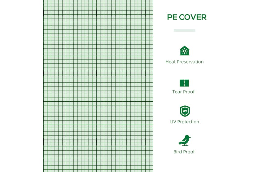 Outsunny Portable Mini Greenhouse | Green Outsunny Portable Mini Greenhouse | Green