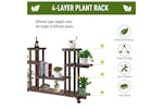 Outsunny Outdoor Flower Display Stand | Carbon Outsunny Outdoor Flower Display Stand | Carbon