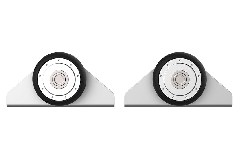 Homcom Sliding Barn Door Kit Set | Siver Homcom Sliding Barn Door Kit Set | Siver