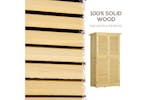 Outsunny Wooden Garden Storage Shed | Natural Outsunny Wooden Garden Storage Shed | Natural