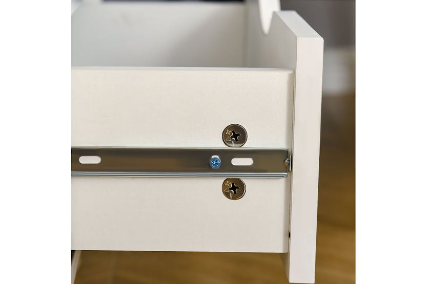 Homcom Modern Bookcase With 6 Cubes | White/Grey Homcom Modern Bookcase With 6 Cubes | White/Grey