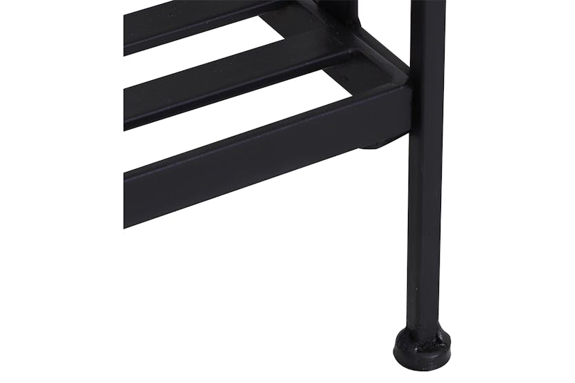 Outsunny Portable Retro 3-Tier Garden Plant Stand | Black Outsunny Portable Retro 3-Tier Garden Plant Stand | Black