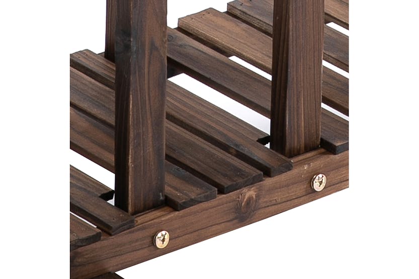 Outsunny Outdoor Flower Display Stand | Carbon Outsunny Outdoor Flower Display Stand | Carbon