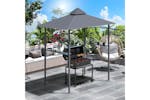 Outsunny Gazebo Grill Canopy Barbecue Tent | Grey/Black Outsunny Gazebo Grill Canopy Barbecue Tent | Grey/Black