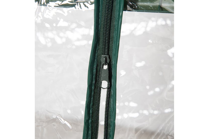 Outsunny 3 Tier Portable Mini Greenhouse | Clear/Dark Green Outsunny 3 Tier Portable Mini Greenhouse | Clear/Dark Green