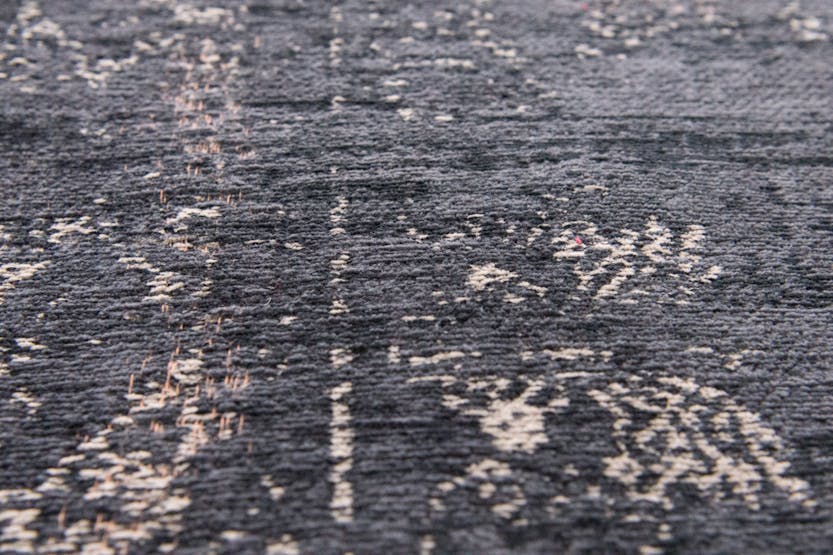 Louis De Poortere | Eco Medallion Rug | Mineral Black | 140 x 200 cm Louis De Poortere | Eco Medallion Rug | Mineral Black | 140 x 200 cm