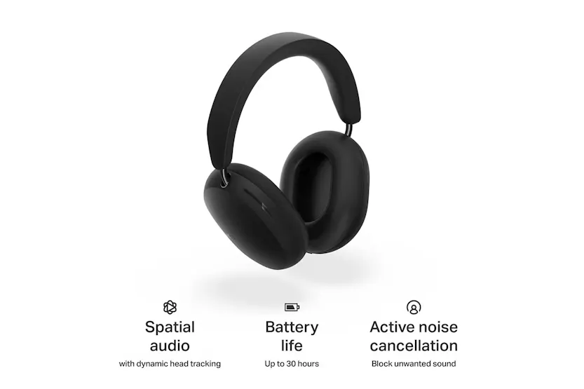 Sonos Ace Over-Ear Wireless Active Noise Cancelling Headphones | Black Sonos Ace Over-Ear Wireless Active Noise Cancelling Headphones | Black