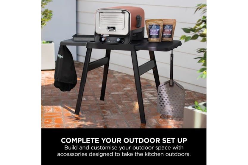 Ninja Woodfire Adjust Stand and Side Table | 4718J800EUUK Ninja Woodfire Adjust Stand and Side Table | 4718J800EUUK