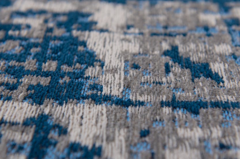 Louis De Poortere | Eco Griff Bronx Azurite Rug | Blue/Grey | 140 x 200 cm Louis De Poortere | Eco Griff Bronx Azurite Rug | Blue/Grey | 140 x 200 cm