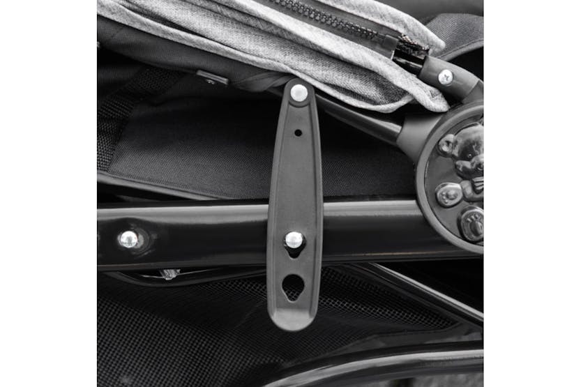 PawHut Folding Pet Stroller | Grey/Black PawHut Folding Pet Stroller | Grey/Black