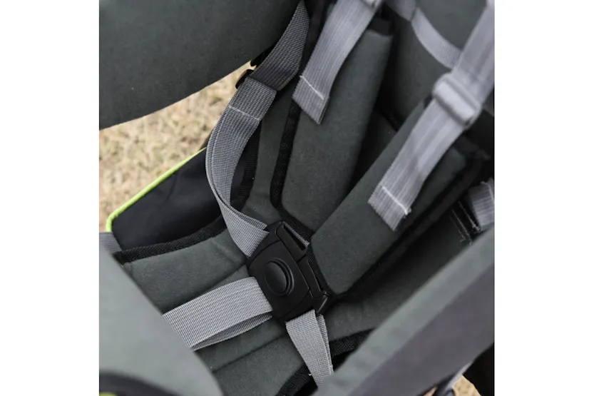 Homcom Hikers Ergonomic Baby Backpack with Rain Cover | Green/Black Homcom Hikers Ergonomic Baby Backpack with Rain Cover | Green/Black