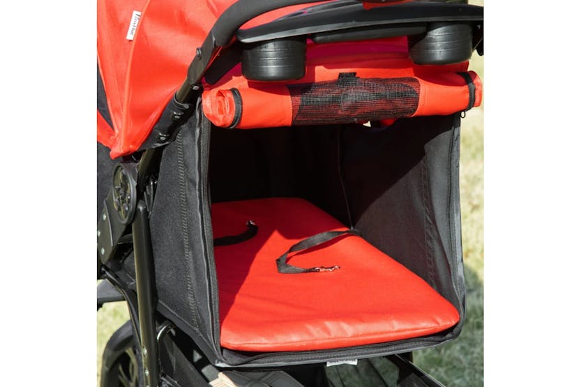PawHut Oxford Cloth Pet Stroller | Red/Black PawHut Oxford Cloth Pet Stroller | Red/Black