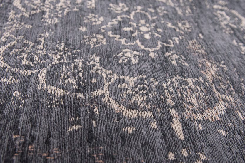 Louis De Poortere | Medallion | Indoor Eco Rug | Black | 170 x 240 cm Louis De Poortere | Medallion | Indoor Eco Rug | Black | 170 x 240 cm