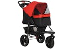 PawHut Oxford Cloth Pet Stroller | Red/Black PawHut Oxford Cloth Pet Stroller | Red/Black