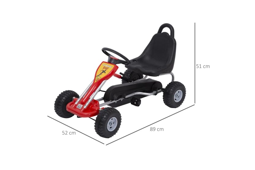 Homcom Pedal Go Kart Outdoor Fun Vehicle Homcom Pedal Go Kart Outdoor Fun Vehicle