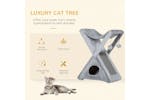 PawHut Cat Scratching Tree | Grey PawHut Cat Scratching Tree | Grey