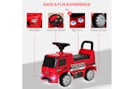 Homcom 3-in-1 Ride on Car Kids Mercedes Truck Storage | Red/Black Homcom 3-in-1 Ride on Car Kids Mercedes Truck Storage | Red/Black