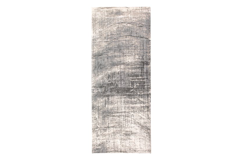 Louis De Poortere | Griff Jersey Stone Eco Indoor Rug | Grey/Black | 200 x 280 cm Louis De Poortere | Griff Jersey Stone Eco Indoor Rug | Grey/Black | 200 x 280 cm