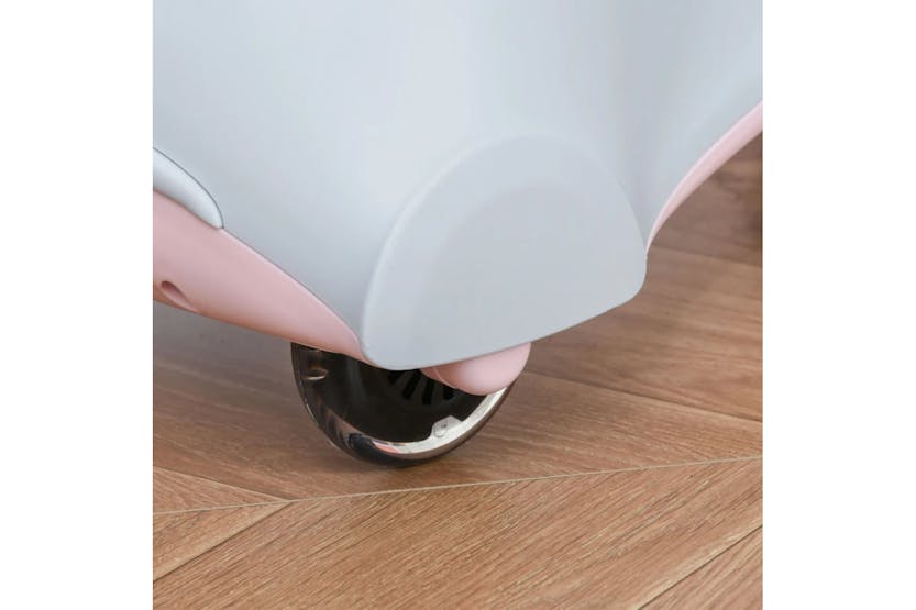 Homcom Wiggle Car with LED Flashing Wheels | Grey/Pink Homcom Wiggle Car with LED Flashing Wheels | Grey/Pink