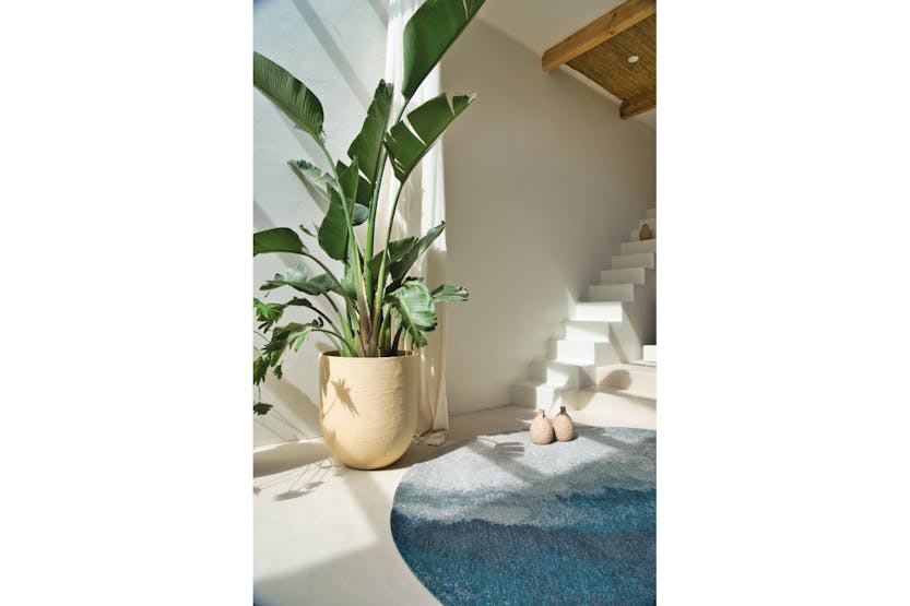 Louis De Poortere | Lagoon Indoor Eco Rug | Blue | 240 x 240 cm Louis De Poortere | Lagoon Indoor Eco Rug | Blue | 240 x 240 cm