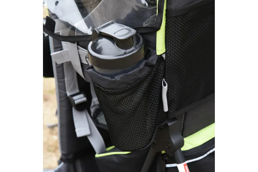 Homcom Hikers Ergonomic Baby Backpack with Rain Cover | Green/Black Homcom Hikers Ergonomic Baby Backpack with Rain Cover | Green/Black