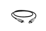 Cygnett Armoured Lightning USB-C Cable | 1m | Braided Black Cygnett Armoured Lightning USB-C Cable | 1m | Braided Black