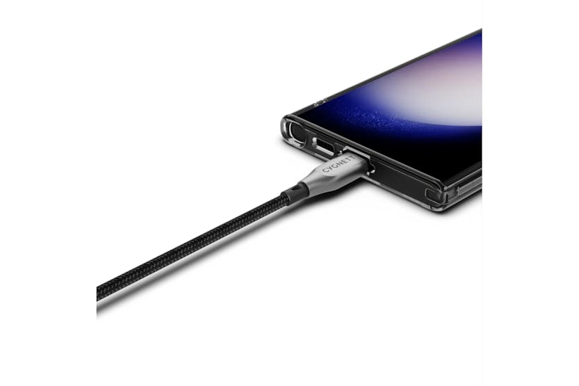 Cygnett Armoured USB-C to USB-A Cable | 1m | Black Cygnett Armoured USB-C to USB-A Cable | 1m | Black