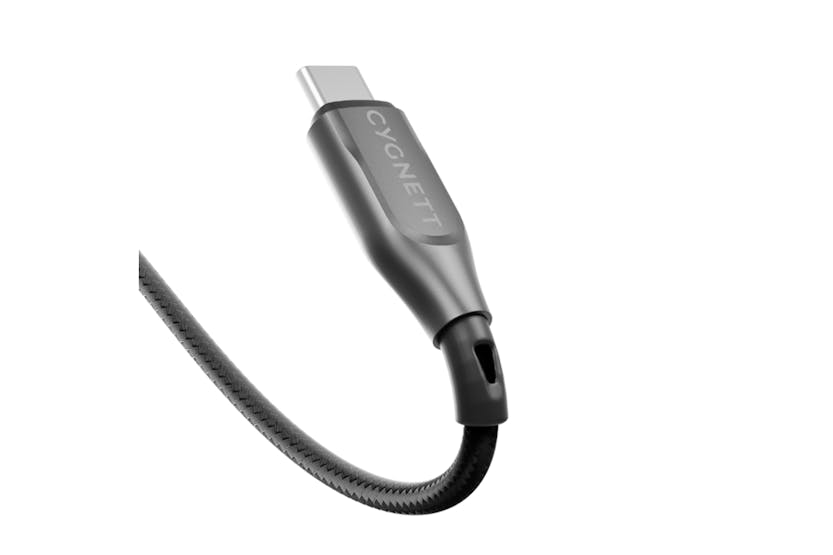 Cygnett Armoured USB-C to USB-A Cable | 1m | Black Cygnett Armoured USB-C to USB-A Cable | 1m | Black