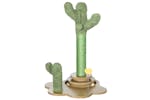 PawHut 60cm Cactus-Shaped Cat Tree | Green/Light Brown PawHut 60cm Cactus-Shaped Cat Tree | Green/Light Brown